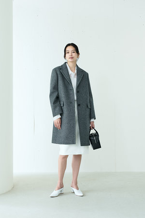 ジェイドット/j.のボンディングツイードチェスターコート(110900/110903)