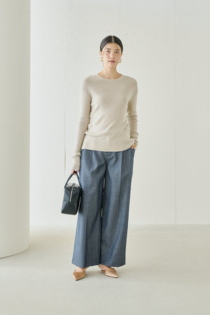 ジェイドット/j.のデニムライクウールパンツ(110600/110601)