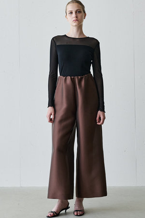 ジェイドット/j.のオクタダブルクロスギャザーパンツ(110600/110601)