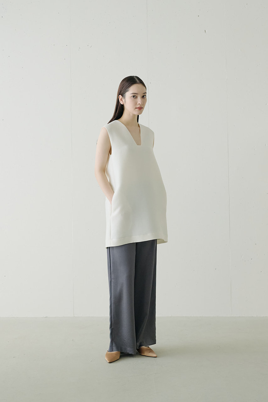 【美品】エラ　ella selectshop コクーンジレ　ジレ　ブラック ESTNATION / シアーミラノジレ｜ESTNATION ONLINE STORE