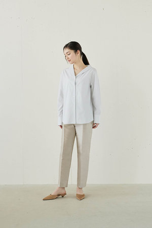 ジェイドット/j.のイタリアンタフタセンタープレスパンツ(110600/110601)