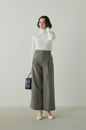 ジェイドット/j.の尾州リバーツータックパンツ(110600/110601)