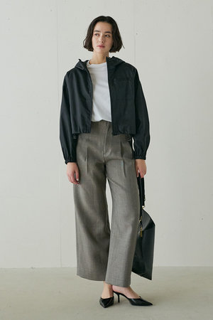 高密度ナイロン撥水ショートジャケット