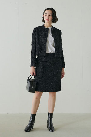 ジェイドット/j.の尾州ジャカードタイトスカート(110700/110702)