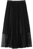 レース＆チュールフレアスカート