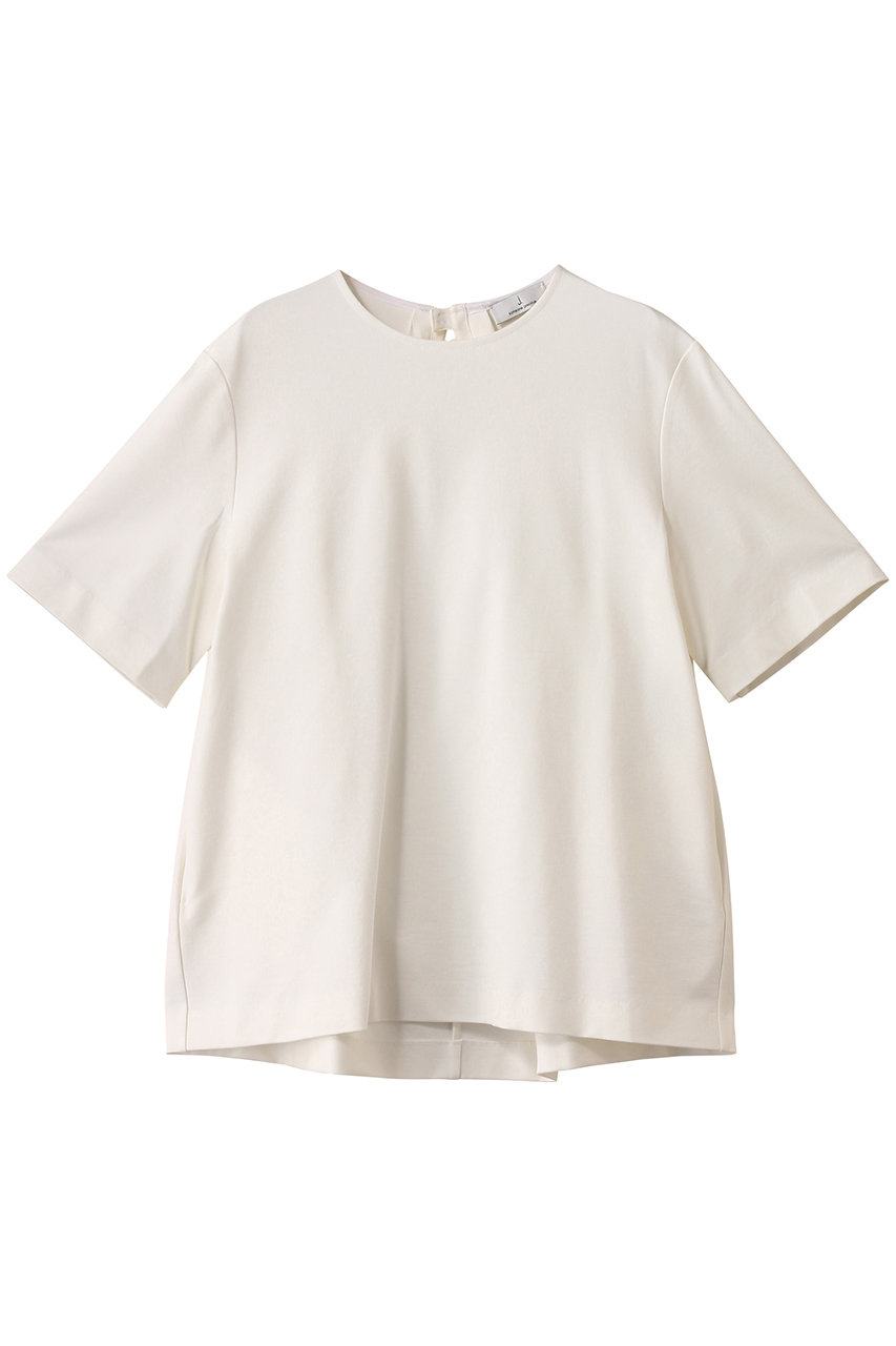 j. ストレッチポンチオーバーサイズT (ホワイト, L) ジェイドット ELLE SHOP j. ストレッチポンチオーバーサイズT (ホワイト, L) ジェイドット ELLE SHOP