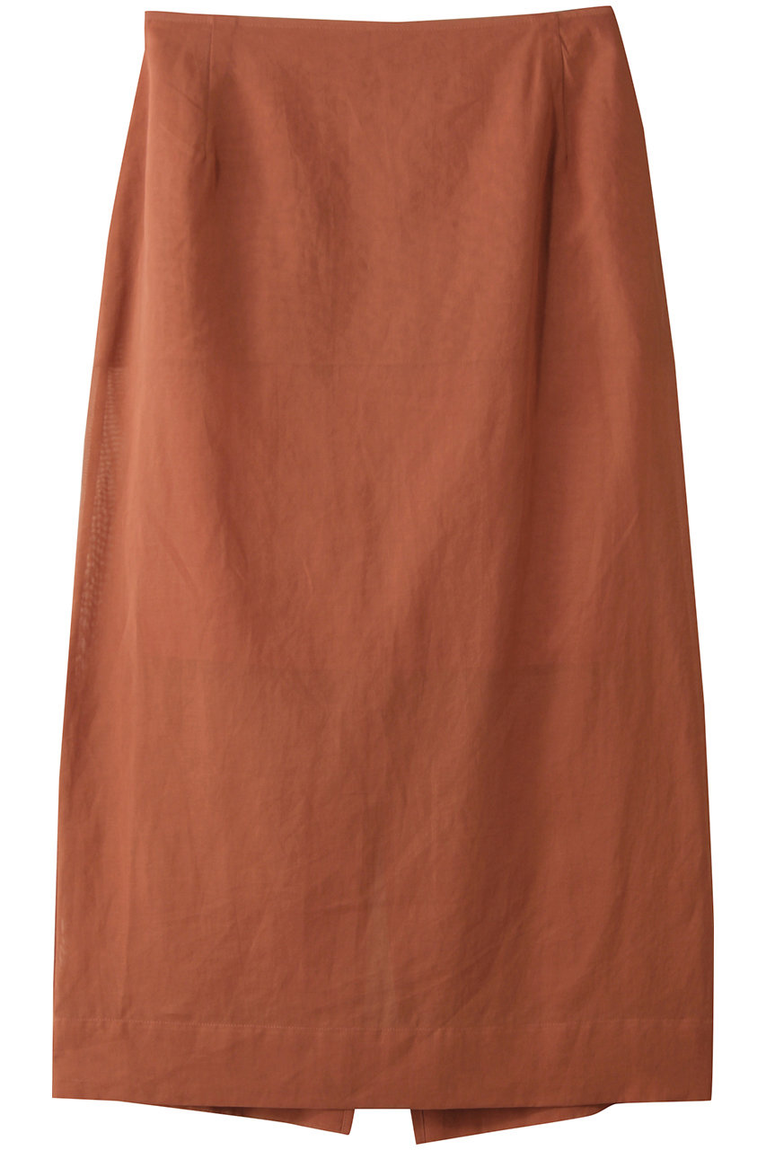 j. シアーコットンレイヤードスカート (レンガ, L) ジェイドット ELLE SHOP j. シアーコットンレイヤードスカート (レンガ, L) ジェイドット ELLE SHOP