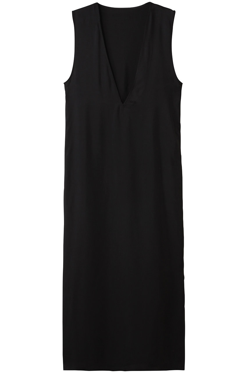 j. ビンテージサテン深Vネックワンピース (ブラック, M) ジェイドット ELLE SHOP j. ビンテージサテン深Vネックワンピース (ブラック, M) ジェイドット ELLE SHOP