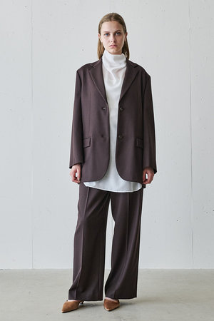 ジェイドット/j.のヴァージンウール混オーバーサイズジャケット(110800/110801)