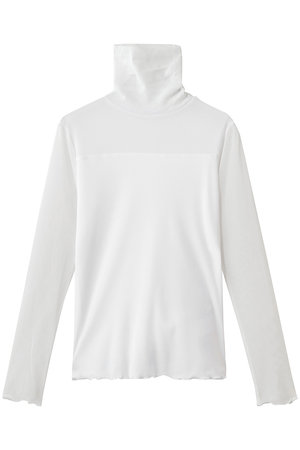 ジェイドット/j.のストレッチオーガンジーハイネックトップス(110100/110103)