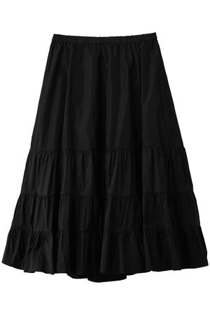 ジェイドット/j.の光沢タフタギャザーロングスカート(110700/110703)