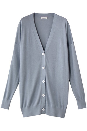 ジェイドット/j.のシルクカシミヤVネックロングカーディガン(110300/110303)