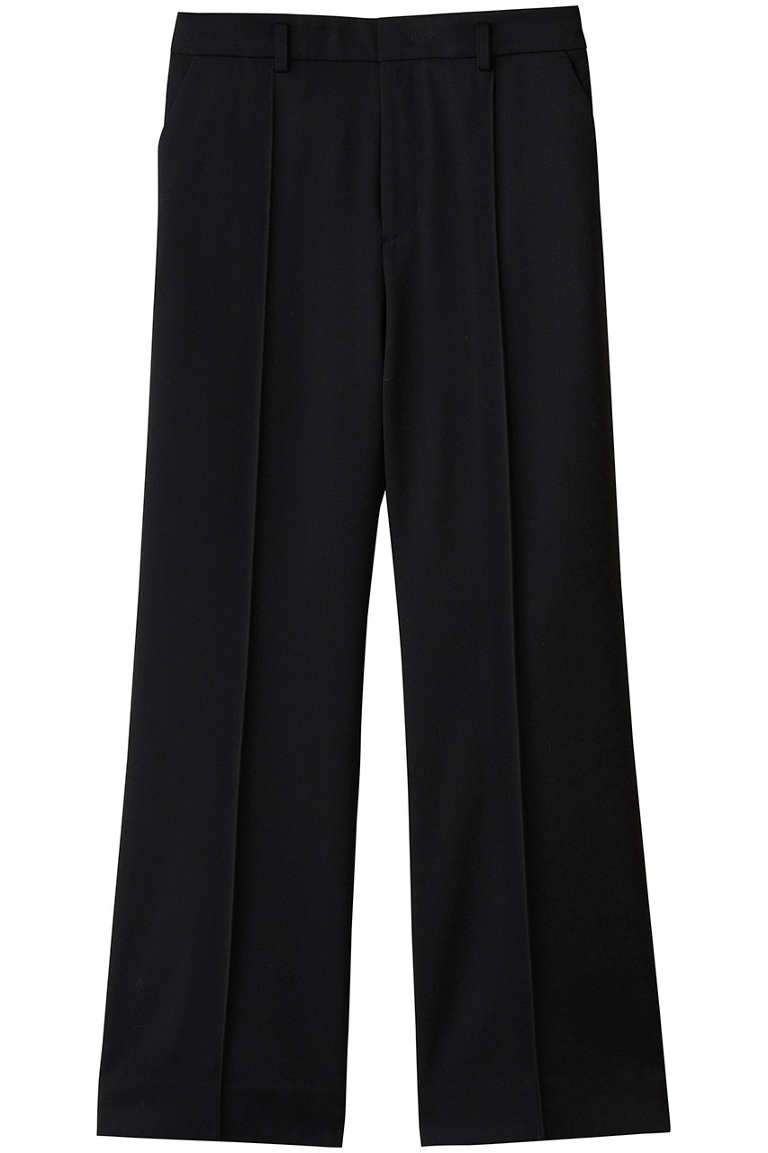 ジェイドット/j.のヴァージンウール混美脚ストレートパンツ(ブラック/14678-130-L)