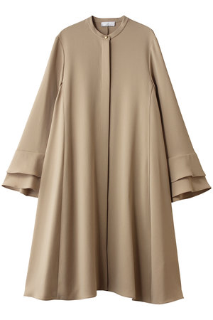 ジェイドット/j.の二重織ストレッチフリル袖ワンピース(110500/110503)