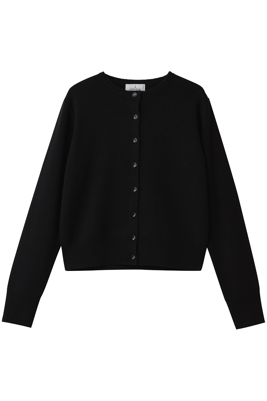 j. スーパーファインメリノコンパクトカーディガン (ブラック, M) ジェイドット ELLE SHOP j. スーパーファインメリノコンパクトカーディガン (ブラック, M) ジェイドット ELLE SHOP