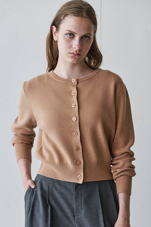 ジェイドット/j.のスーパーファインメリノコンパクトカーディガン(110300/110303)