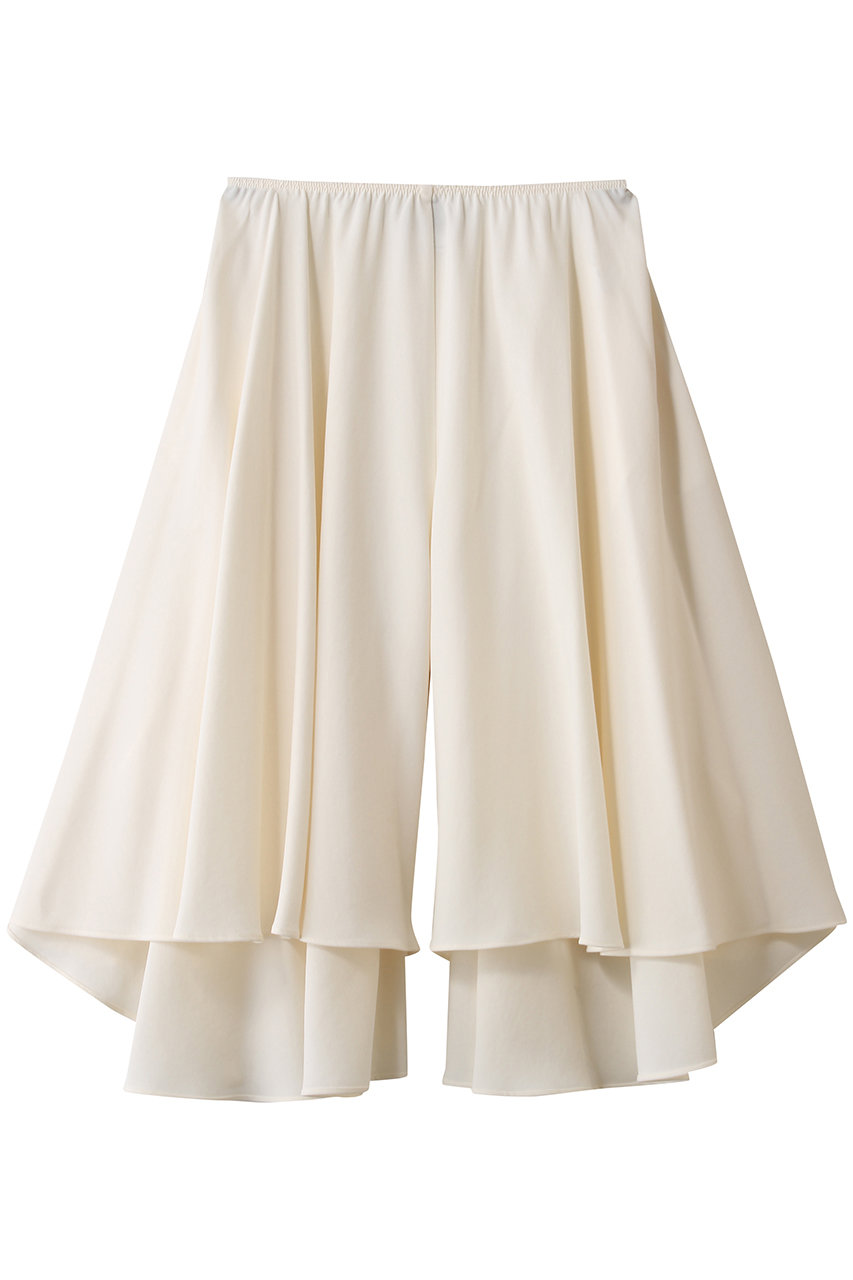 ジェイドット/j.の二重織ストレッチフレアスカートライクパンツ(オフホワイト/14673-480-L)