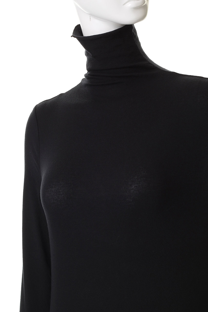 j.(ジェイドット)｜カシミヤシルク混タートルネック/オフホワイト の