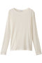 カシミヤシルク混クルーネック ジェイドット/j. オフホワイト