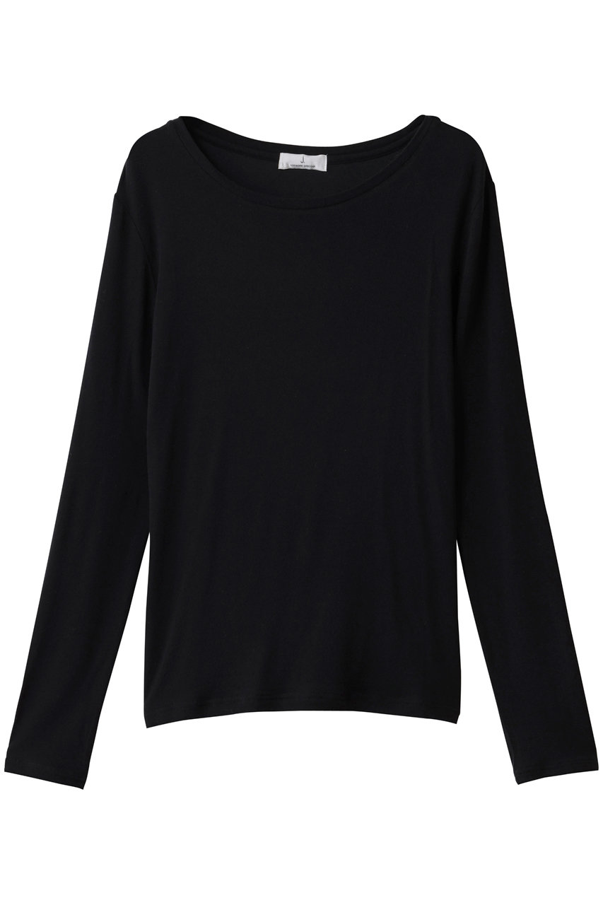 ジェイドット/j.のカシミヤシルク混クルーネック(ブラック/14751-011-M)