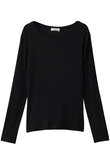 カシミヤシルク混クルーネック