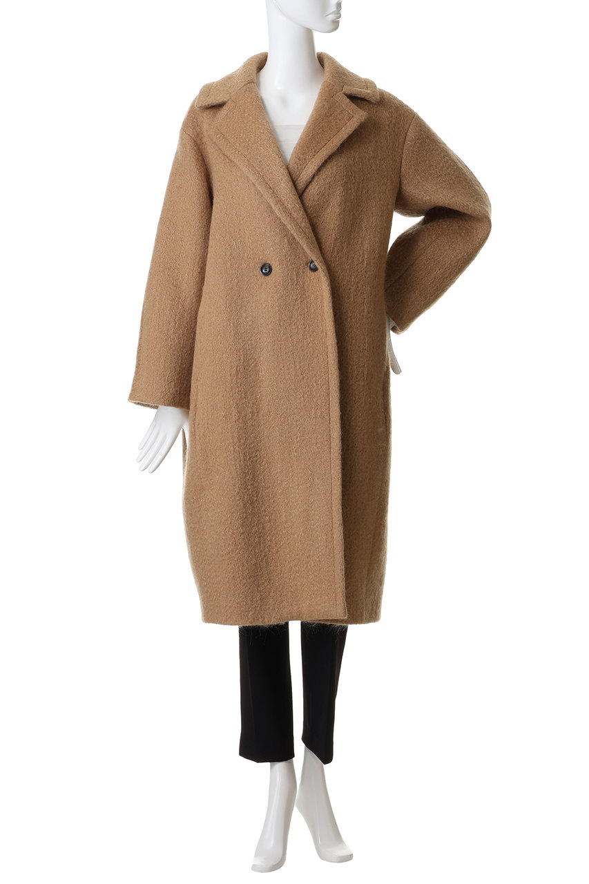 j.(ジェイドット)｜ループモヘア テディコート/ベージュ の通販