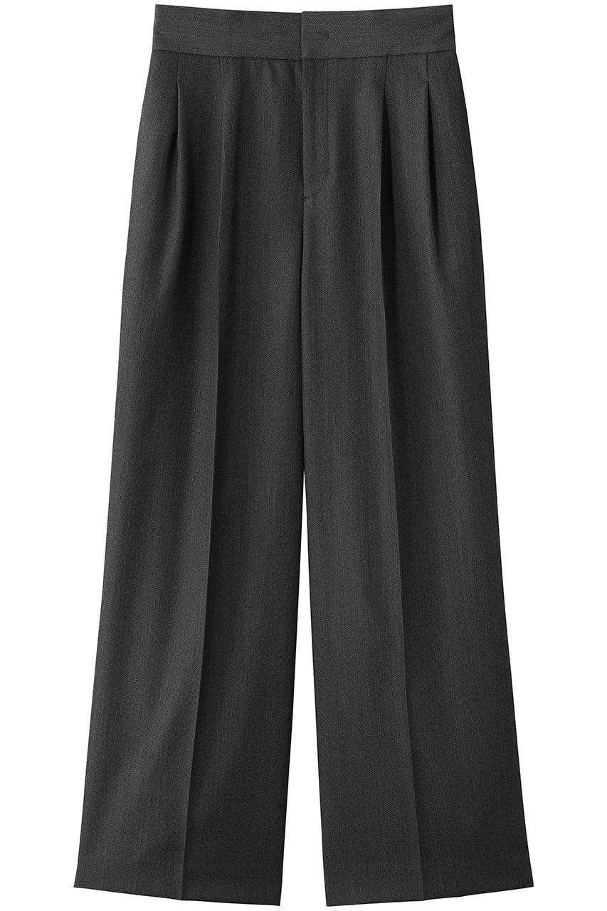 ドビーダブルクロス 2タックワイドパンツ