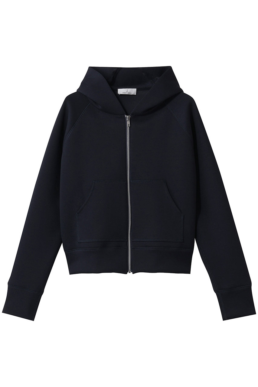 ジェイドット/j.のスポンジジャージー ジップアップパーカー(ネイビー/14744-480-L)