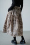 レオパードスカート ジェイドット/j.
