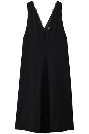 ジェイドット/j.のビスコースストレッチ コンビレースワンピース(110500/110503)