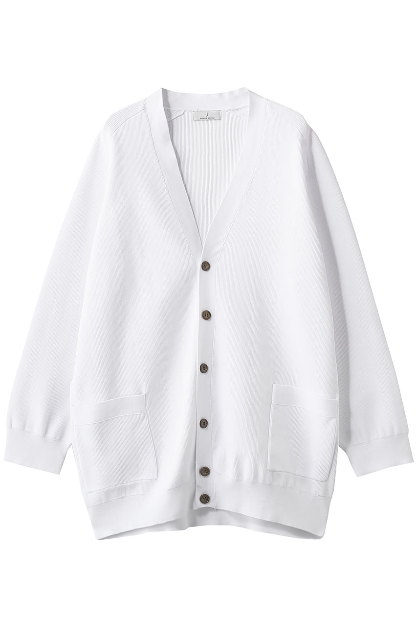 ストレッチニット Vネックカーディガン