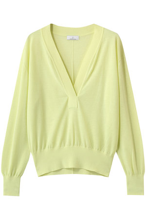 ジェイドット/j.のドレープウール 深Vネックセーター