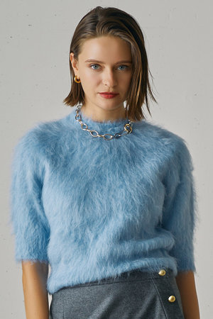 ジェイドット/j.の【予約販売】アルパカシャギーコンパクトトップス(110300/110301)