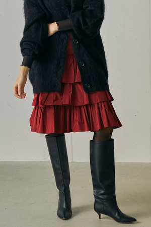 ジェイドット/j.の【予約販売】シルクタフタティアードスカート(110700/110702)