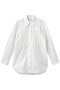高密度タイプライター フリルシャツ ジェイドット/j. ホワイト