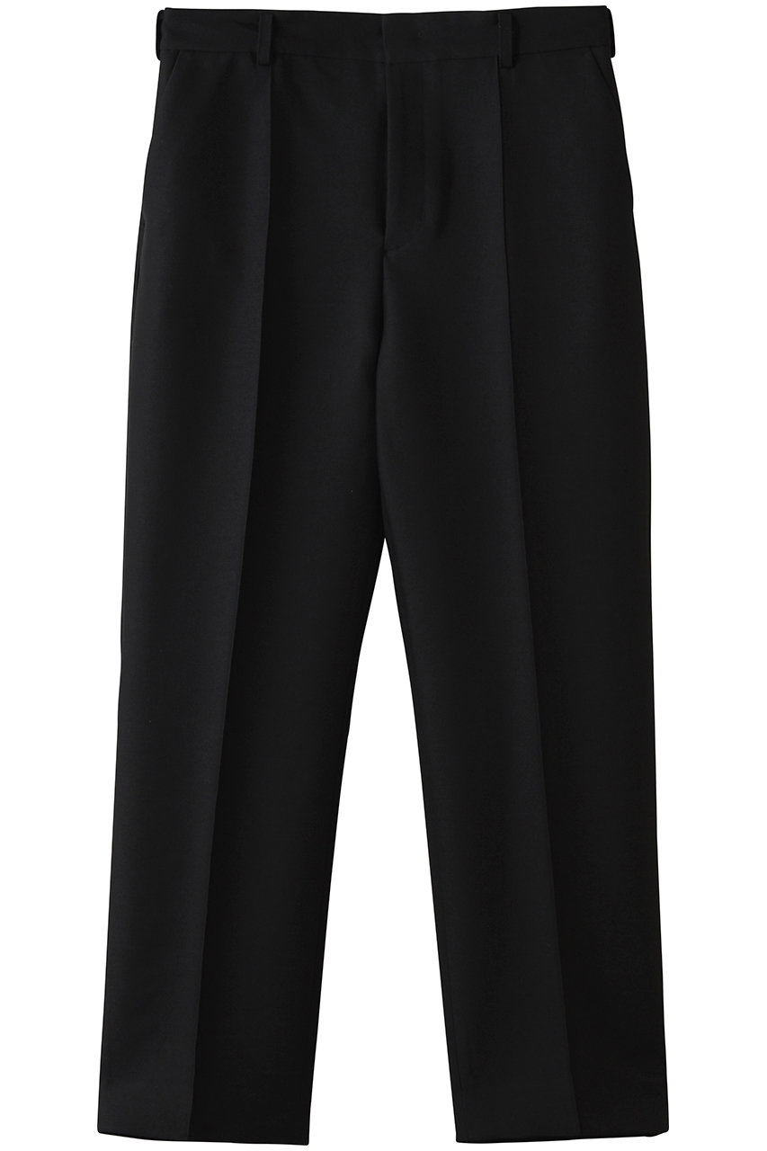 ジェイドット/j.のシルキーダブルフェイス テーパードパンツ(ブラック/14790-517-L)