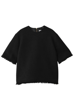 ジェイドット/j.のコットン混ツイード コンパクトブラウス(110400/110402)