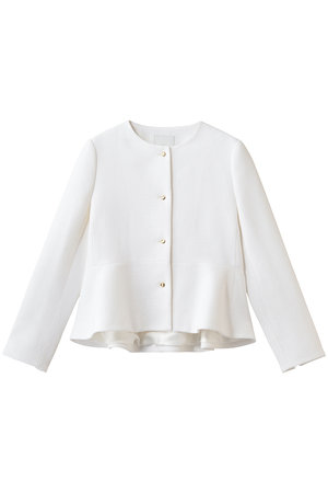 ジェイドット/j.のコットン混ツイード ペプラムジャケット(110800/110801)