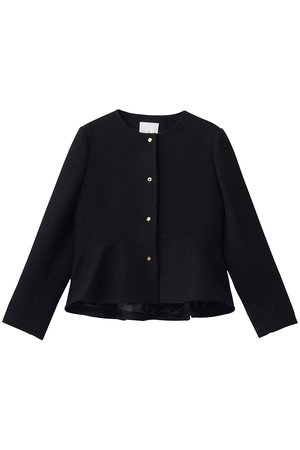 ジェイドット/j.のコットン混ツイード ペプラムジャケット(110800/110801)