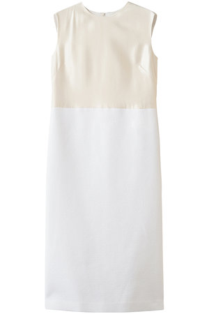 ジェイドット/j.のコットン混ツイード 異素材ワンピース(110500/110503)