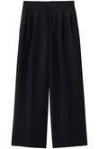 シルキーダブルフェイス タックワイドパンツ