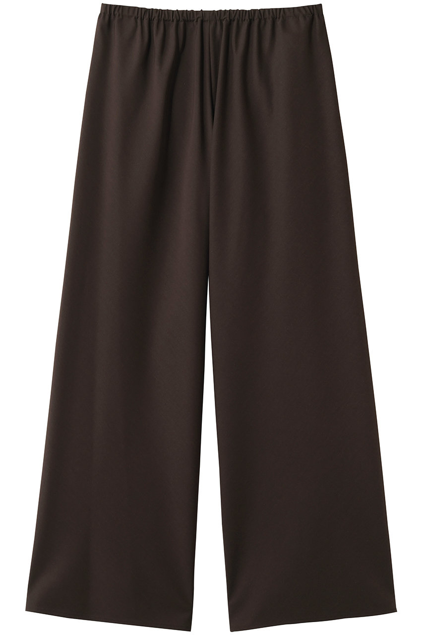 ジェイドット/j.のドライタッチツイル バイアスワイドパンツ(ブラウン/14792-680-L)