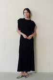 トリアセエアークロス バイアスロングドレス