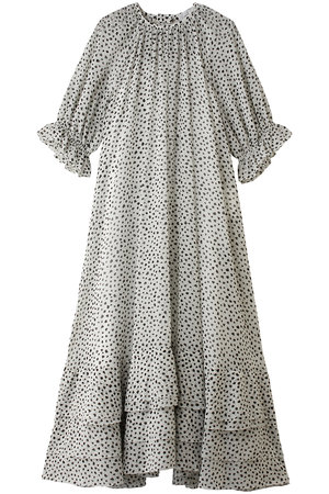 ジェイドット/j.のシフォンジョーゼット プリントワンピース(110500/110503)