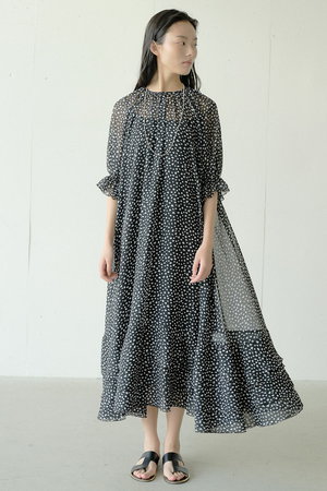 ジェイドット/j.のシフォンジョーゼット プリントワンピース(110500/110503)