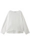 強撚オーガンジー Tブラウス ジェイドット/j. ホワイト