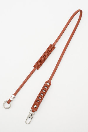IACUCCIイアクッチ　ショルダーストラップ IACUCCI(イアクッチ)｜アルマ ベルト NASTRO/ライトグレー の