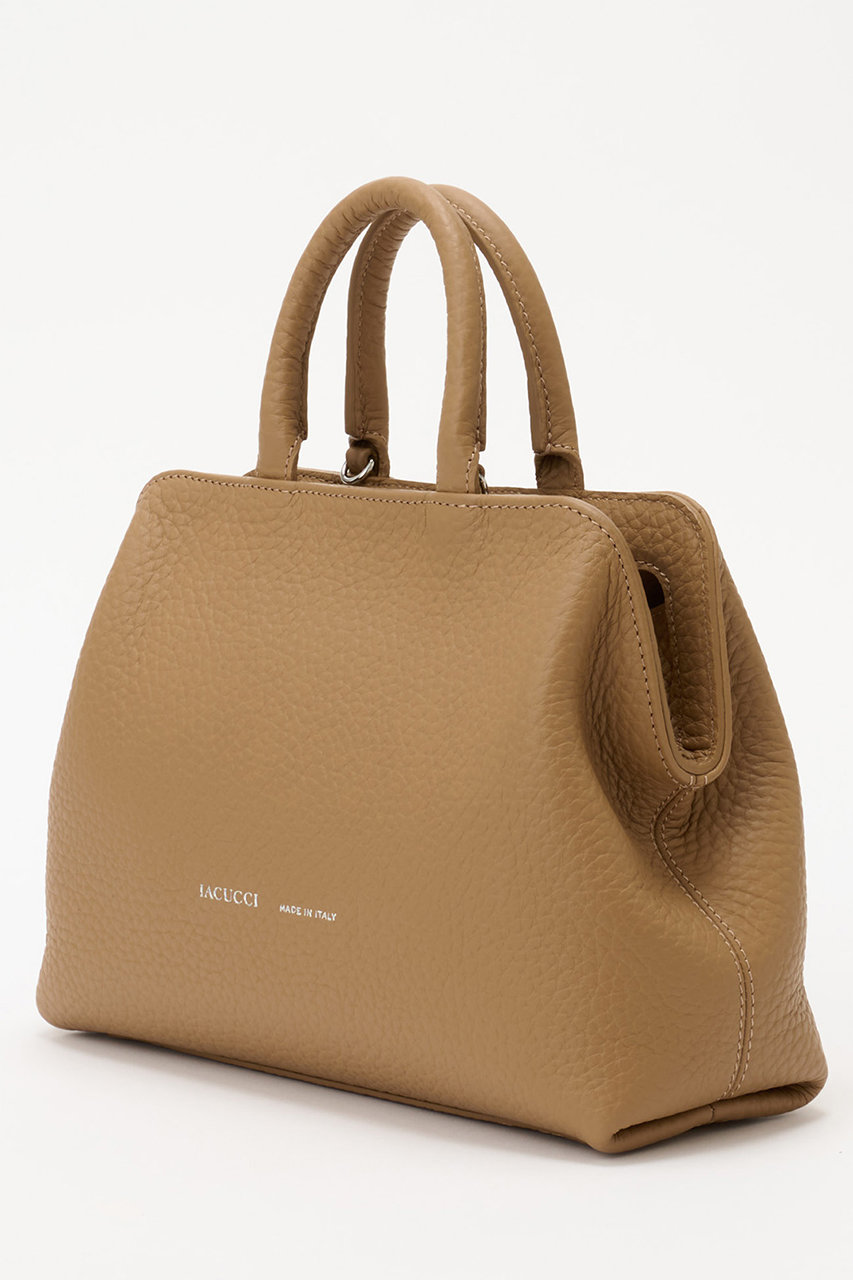 イアクッチ ベージュ レザー ハンドバッグ IACUCCI Japan store I公式ストアアカウント (@iacucci_store