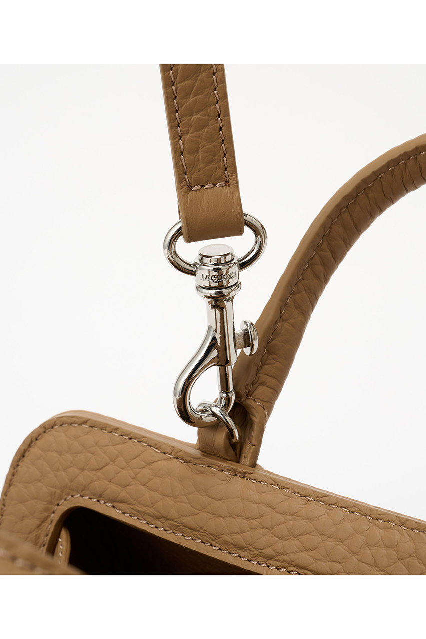 【イアクッチ】サッソ ALCE ハンドバッグ IACUCCI(イアクッチ)｜サッソ ALCE/サンドベージュ の通販