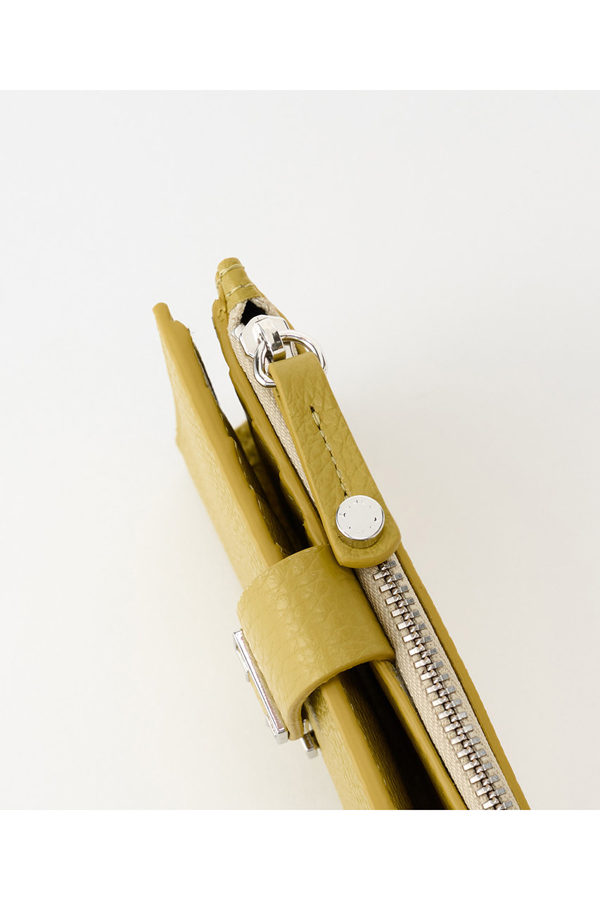 IACUCCI　アバ ハーフウォレット CERVO　レザー　トープ　ゴールド金具 予約】アバ ハーフウォレット CERVO / IACUCCI | ファッション